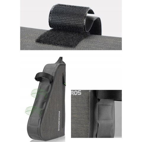 Torba Rockbros AS-017 rowerowa na ramę 5 l - ciemnozielona