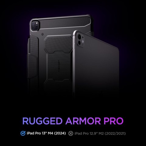 SPIGEN RUGGED ARMOR "PRO" IPAD PRO 13 7 / 2024 BLACK