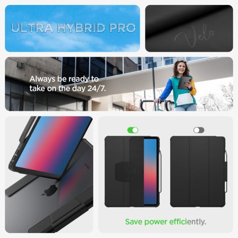 SPIGEN ULTRA HYBRID "PRO" IPAD AIR 13 2024 BLACK