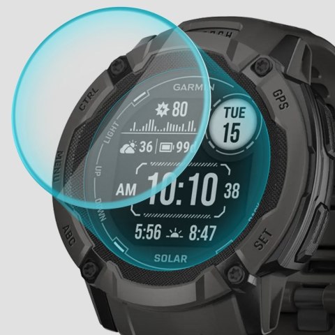 SZKŁO HARTOWANE SPIGEN GLAS.TR "EZ FIT" 2-PACK GARMIN INSTINCT 2X SOLAR CLEAR