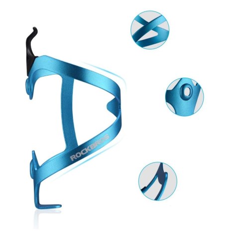 Uchwyt Rockbros 2017-11ABL na bidon rowerowy - niebieski
