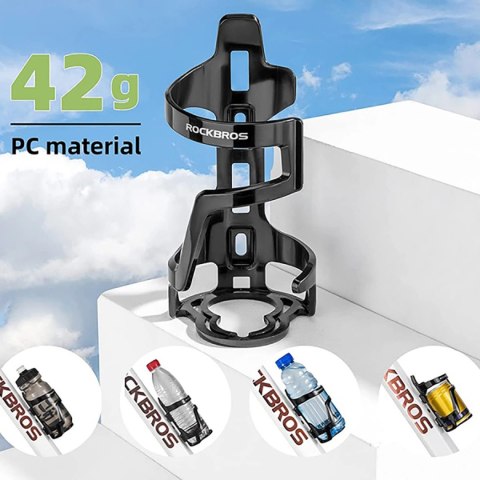 Uchwyt na bidon Rockbros 31210012001 rowerowy - czarny