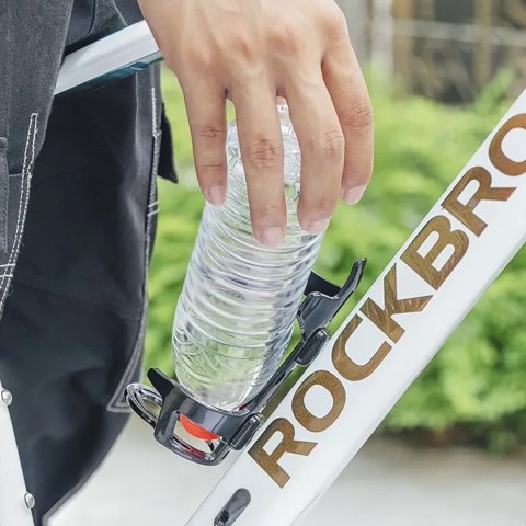 Uchwyt na bidon Rockbros 31210012001 rowerowy - czarny