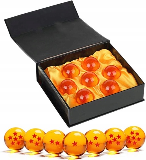 Dragon Ball Z Smocze Kryształowe Kule - Zestaw 7 sztuk - Idealny Prezent