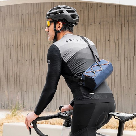 Koszulka kolarska Rockbros 15120009003 z długim rękawem wiosna/lato L - czarna