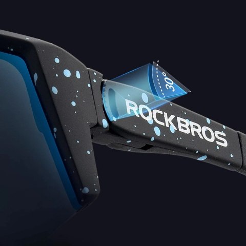 Okulary rowerowe Rockbros SP297 polaryzujące - fioletowe