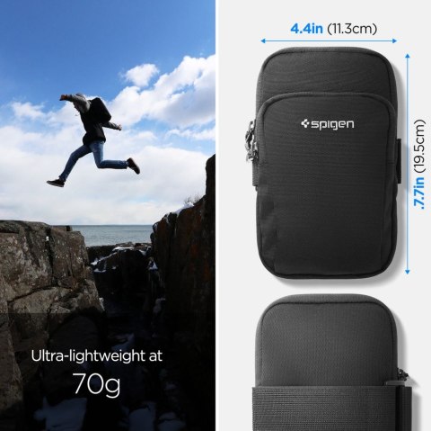 SPIGEN A702 DYNAMIC SHIELD ARMBAND BLACK