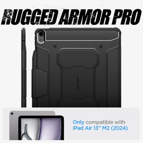 SPIGEN RUGGED ARMOR "PRO" IPAD AIR 13 2024 BLACK