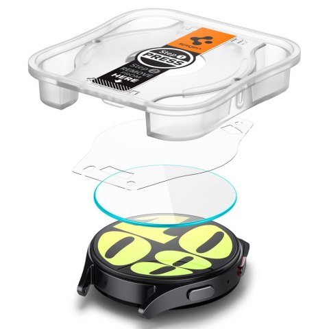 SZKŁO HARTOWANE SPIGEN GLAS.TR "EZ-FIT" 2-PACK GALAXY WATCH 7 (40 MM) CLEAR