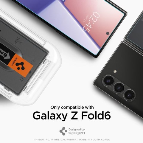 SZKŁO HARTOWANE SPIGEN GLAS.TR "EZ FIT" 2-PACK GALAXY Z FOLD 6 CLEAR