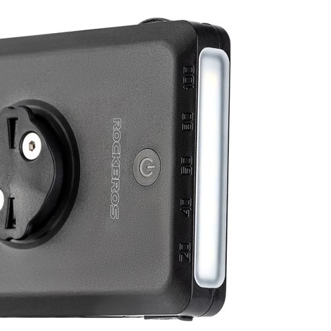 Lampka rowerowa Rockbros JP008 przednia pod licznik 5000mAh 150lm IPX6 - czarna