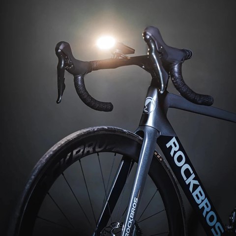 Lampka rowerowa Rockbros JP008 przednia pod licznik 5000mAh 150lm IPX6 - czarna