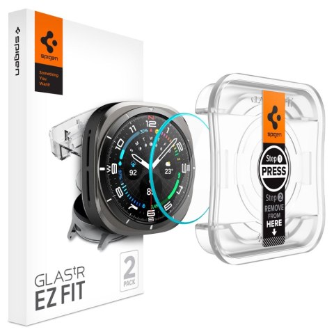 SZKŁO HARTOWANE SPIGEN GLAS.TR "EZ-FIT" 2-PACK GALAXY WATCH ULTRA (47 MM) CLEAR