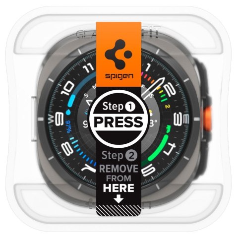 SZKŁO HARTOWANE SPIGEN GLAS.TR "EZ-FIT" 2-PACK GALAXY WATCH ULTRA (47 MM) CLEAR