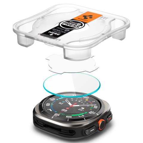 SZKŁO HARTOWANE SPIGEN GLAS.TR "EZ-FIT" 2-PACK GALAXY WATCH ULTRA (47 MM) CLEAR