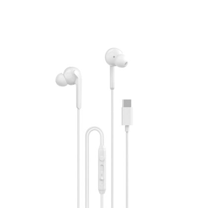 Słuchawki Dudao X3C+ przewodowe USB-C dokanałowe 1.2m - białe