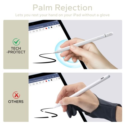 TECH-PROTECT DIGITAL MAGNETIC STYLUS PEN "3" IPAD WHITE