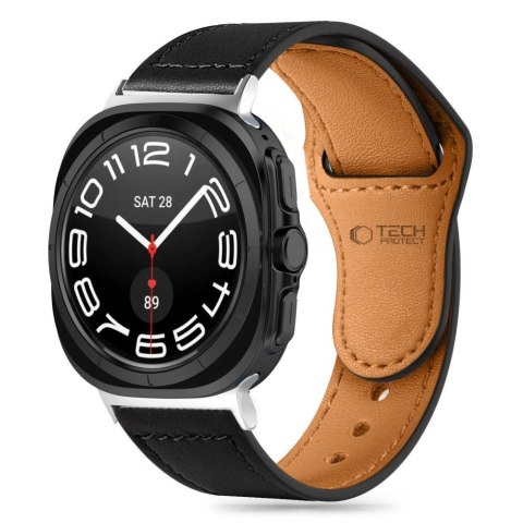 TECH-PROTECT LEATHERFIT SAMSUNG GALAXY WATCH ULTRA (47MM) BLACK