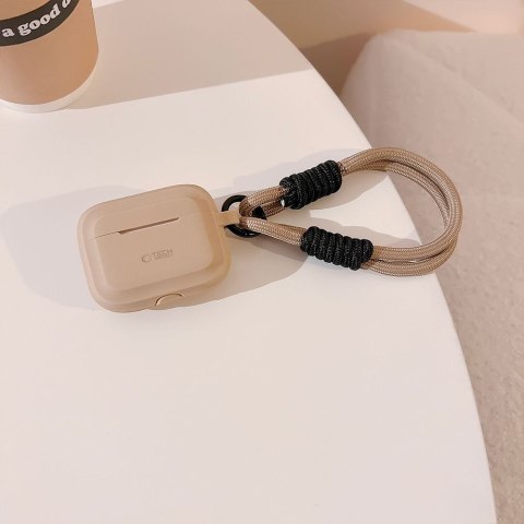 TECH-PROTECT SILICONE ROPE APPLE AIRPODS PRO 1 / 2 CAFE LATTE