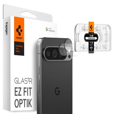 OSŁONA APARATU SPIGEN OPTIK.TR "EZ FIT" CAMERA PROTECTOR 2-PACK GOOGLE PIXEL 9 PRO XL CRYSTAL CLEAR