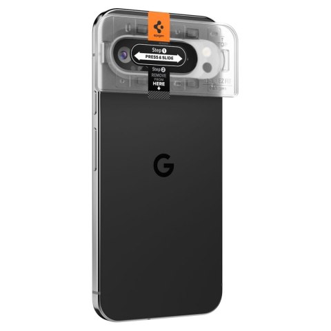 OSŁONA APARATU SPIGEN OPTIK.TR "EZ FIT" CAMERA PROTECTOR 2-PACK GOOGLE PIXEL 9 PRO XL CRYSTAL CLEAR