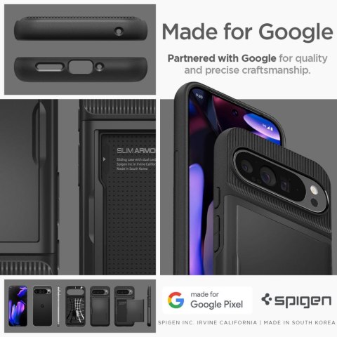 SPIGEN SLIM ARMOR CS GOOGLE PIXEL 9 PRO XL BLACK