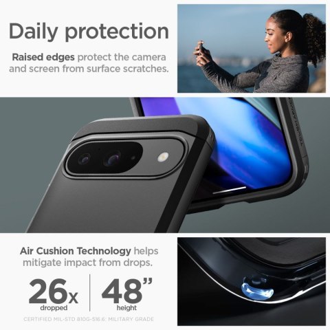 SPIGEN TOUGH ARMOR GOOGLE PIXEL 9 / 9 PRO BLACK