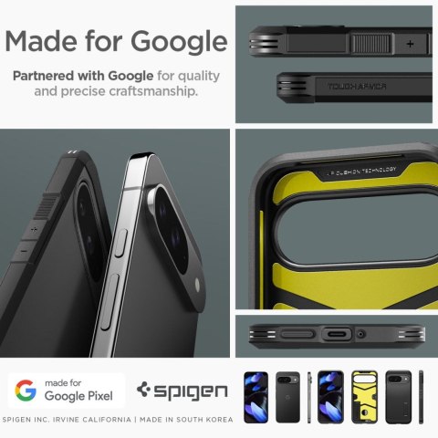 SPIGEN TOUGH ARMOR GOOGLE PIXEL 9 / 9 PRO BLACK