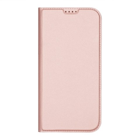 Etui Dux Ducis Skin Pro na iPhone 16 Pro Max z klapką i miejscem na kartę - różowe