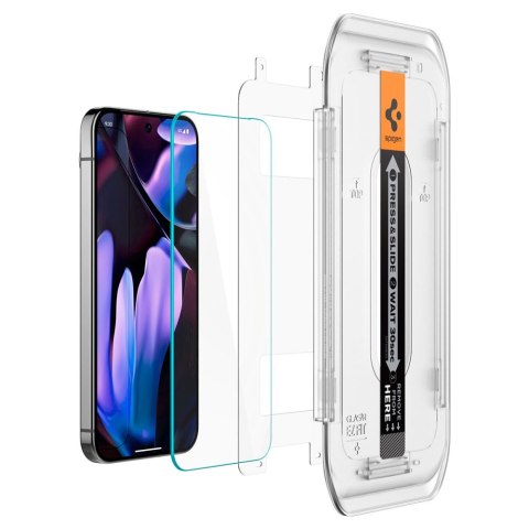 SZKŁO HARTOWANE SPIGEN GLAS.TR "EZ FIT" 2-PACK GOOGLE PIXEL 9 / 9 PRO CLEAR