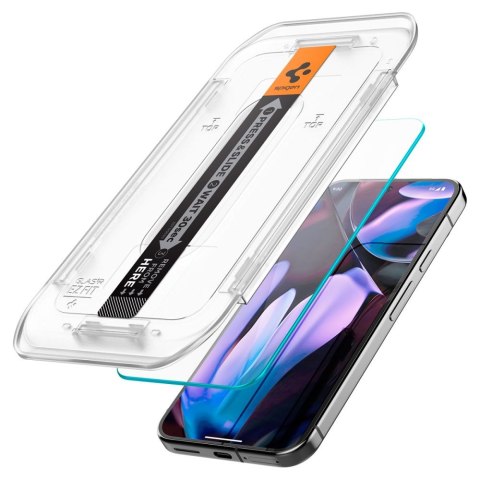 SZKŁO HARTOWANE SPIGEN GLAS.TR "EZ FIT" 2-PACK GOOGLE PIXEL 9 / 9 PRO CLEAR