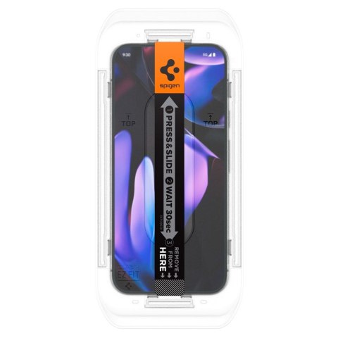 SZKŁO HARTOWANE SPIGEN GLAS.TR "EZ FIT" 2-PACK GOOGLE PIXEL 9 / 9 PRO CLEAR