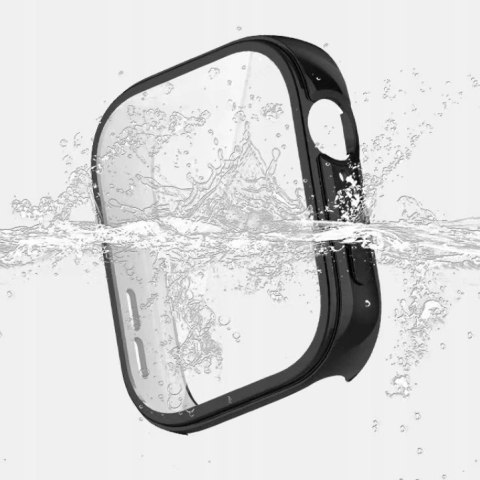 Czarne Etui 360° + Szkło Ochronne do Huawei Watch Fit 3 | 2w1 Pełna Ochrona