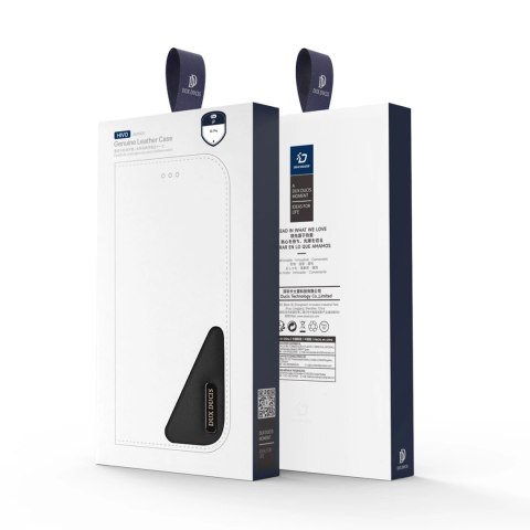 Etui Dux Ducis Hivo na iPhone 16 Pro z klapką i ochroną RFID - czarne