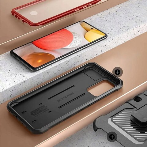 Etui Pancerne 360 Supcase do Samsung Galaxy A72 LTE/5G UB Pro Szkło Pasek