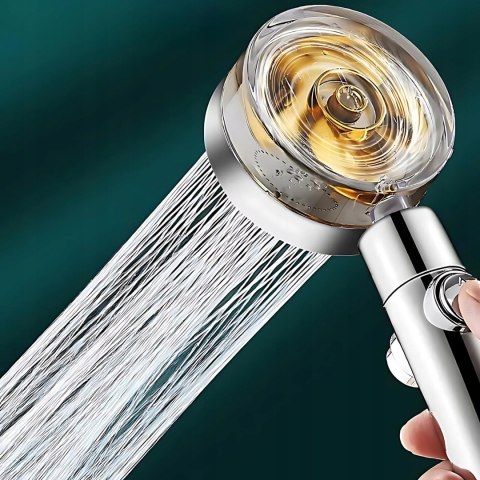 Słuchawka Prysznicowa Z Turbiną Filtrem Wentylator Zwiększająca Ciśnienie