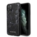 Oryginalne Etui Guess do iPhone 11 Pro czarny Marble