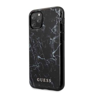 Oryginalne Etui Guess do iPhone 11 Pro czarny Marble