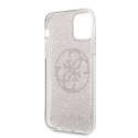 Oryginalne Etui Guess do iPhone 11 Pro Max różowy hard case Circle Glitter