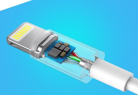 Ugreen kabel przewód USB - Lightning MFI 2m 2,4A biały