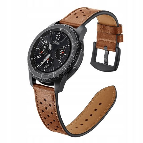 Pasek ze skóry do Samsung Galaxy Watch 46mm Brown