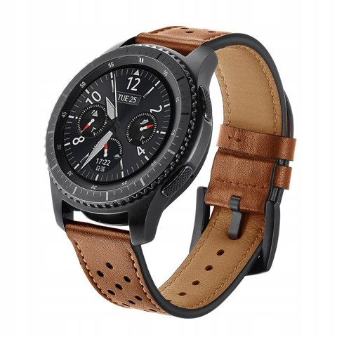 Pasek ze skóry do Samsung Galaxy Watch 46mm Brown