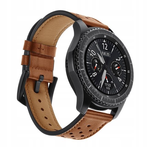 Pasek ze skóry do Samsung Galaxy Watch 46mm Brown