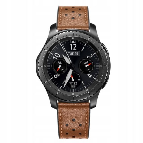 Pasek ze skóry do Samsung Galaxy Watch 46mm Brown