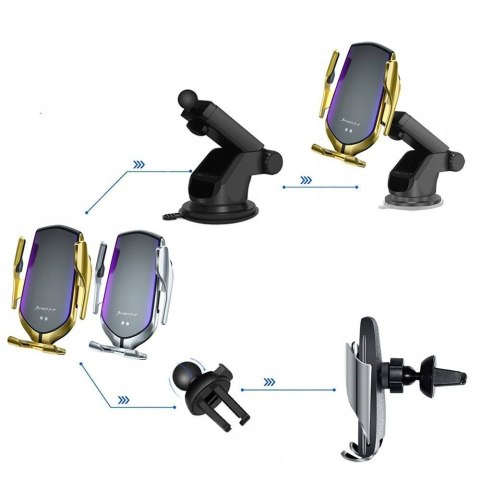 Uchwyt samochodowy R2 z ładowarką indukcyjną