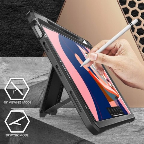 Etui z szybką Supcase do iPad Air 4 2020 Black
