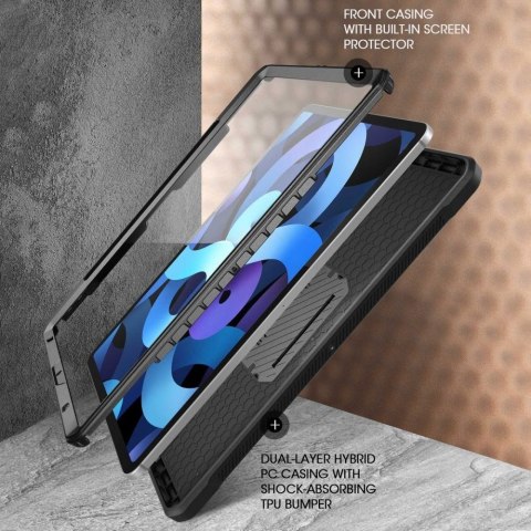 Etui z szybką Supcase do iPad Air 4 2020 Black
