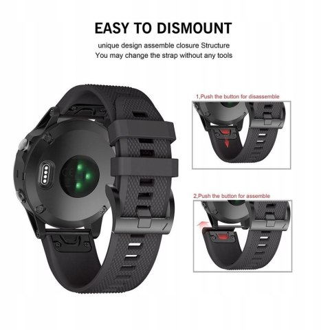 Pasek do Garmin Fenix 5 / 6 / 6 Pro Army Green