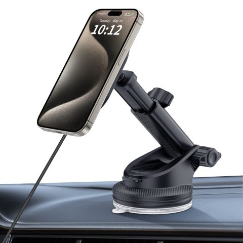 TECH-PROTECT MM15W-V6 MAGNETIC MAGSAFE DASHBOARD & VENT CAR MOUNT WIRELESS CHARGER 15W BLACK