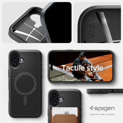 SPIGEN CORE ARMOR MAG MAGSAFE IPHONE 16 MATTE BLACK